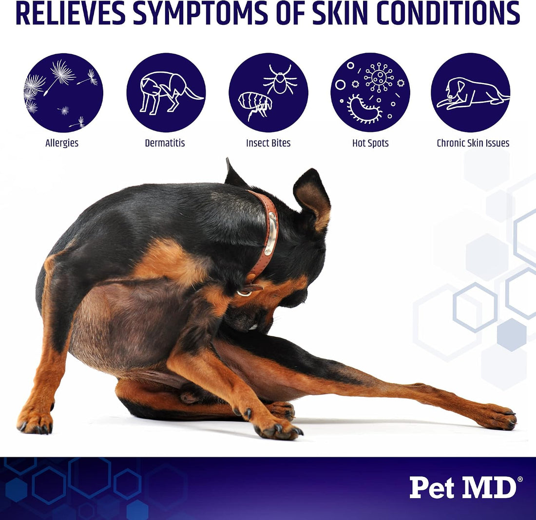 Pet MD Hydrocortisone Spray for Dogs, Cats, Horses - 4 oz