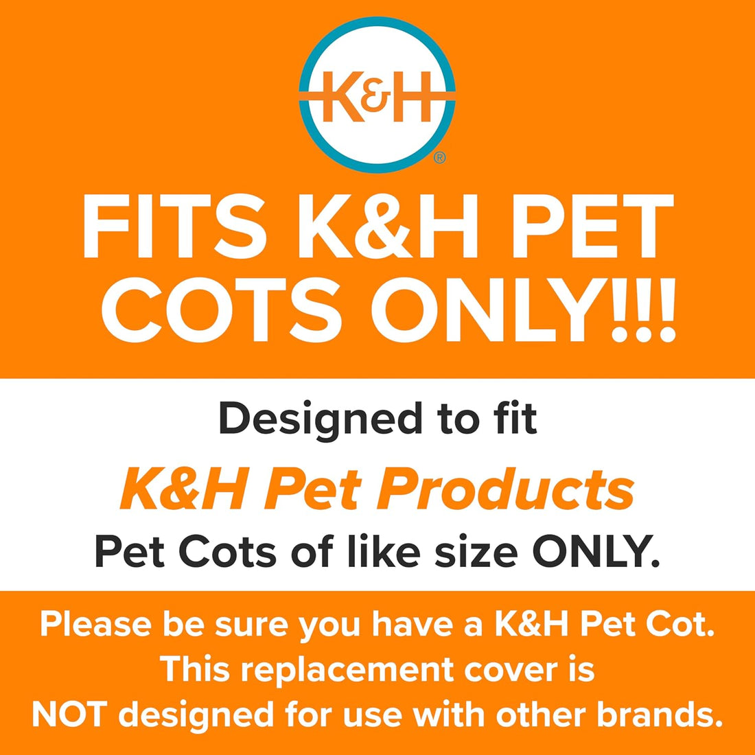 K&H Pet Products Dog Cot Replacement Cover