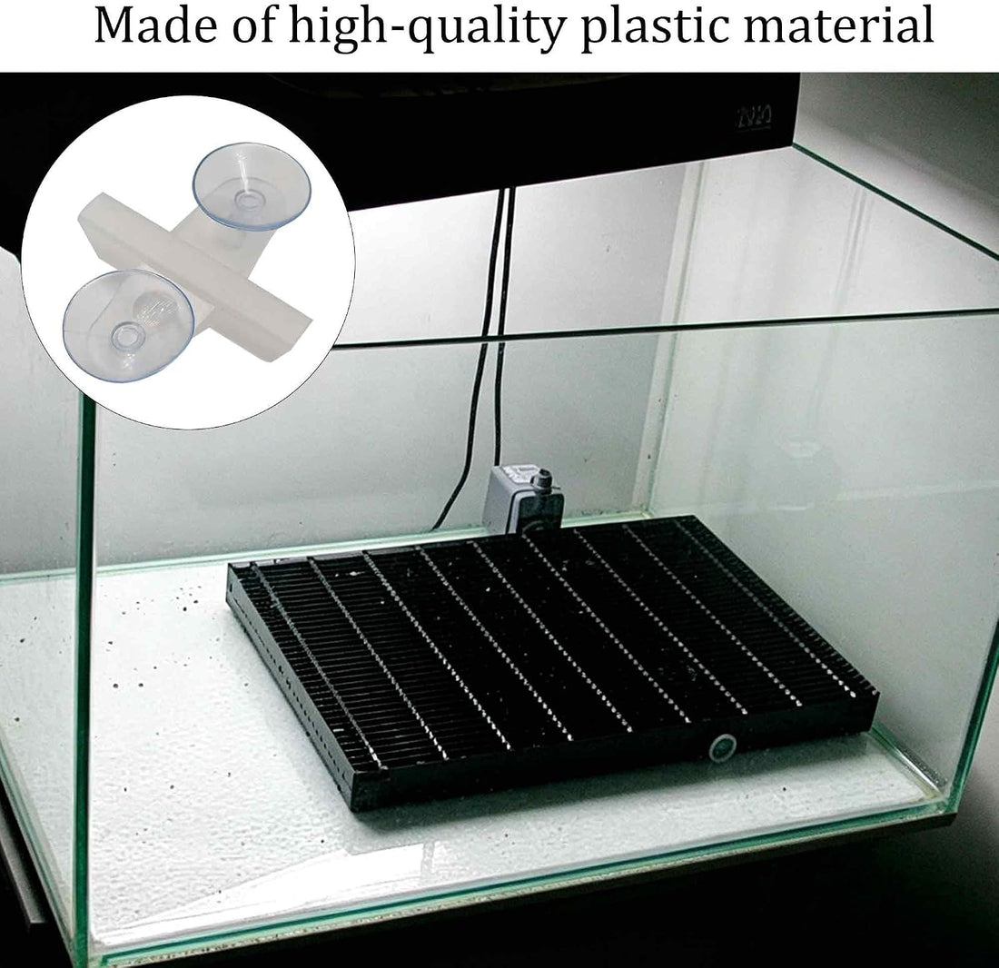 12PCS Aquarium Divider Suction Cup Clips Fish Tank Isolation Plate