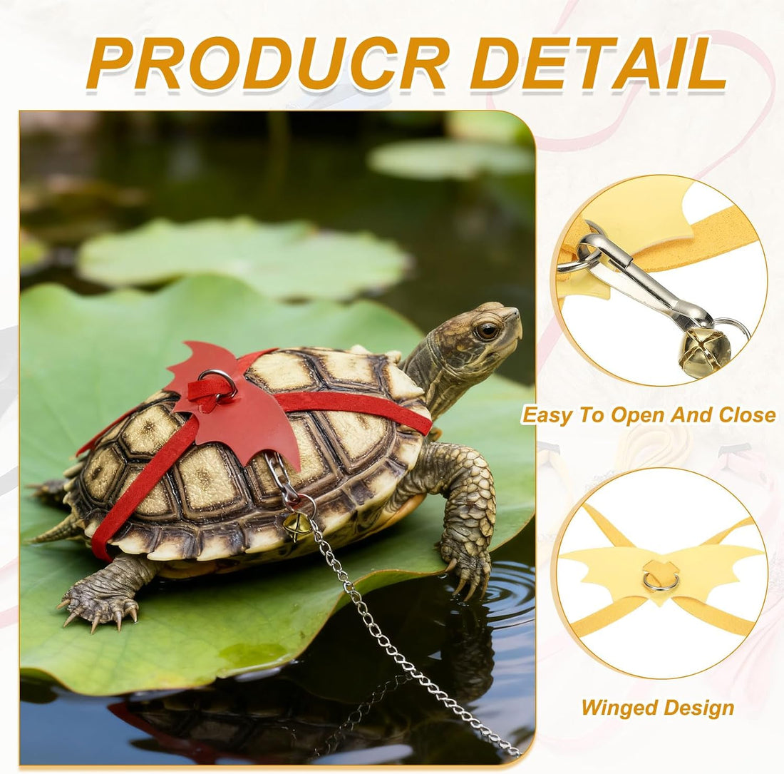 Tortoise Leash Harness, Adjustable Turtle Harness Chest Collar Pet