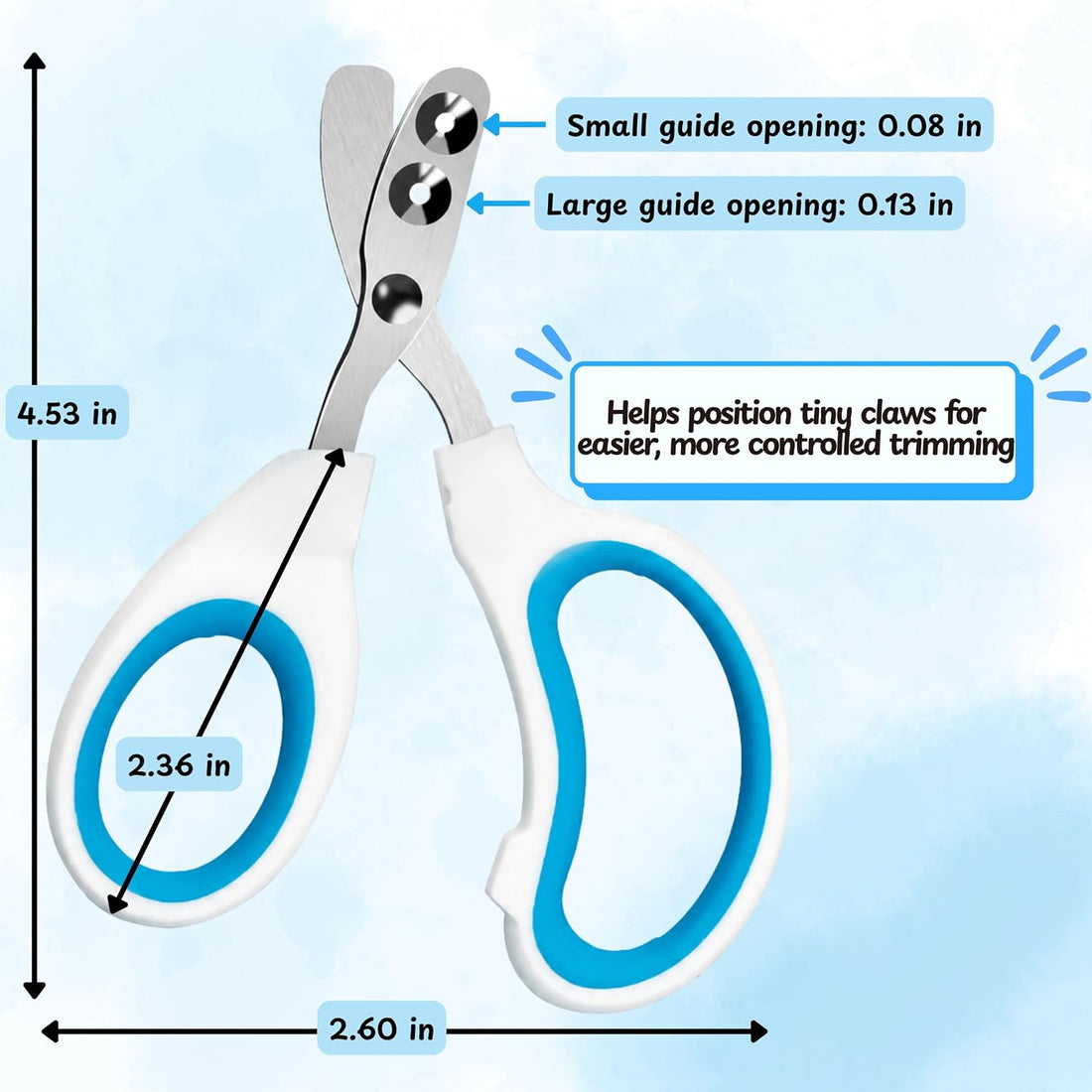 Sugar Glider Nail Trimming Kit with Handling Glove and Nail Scissors