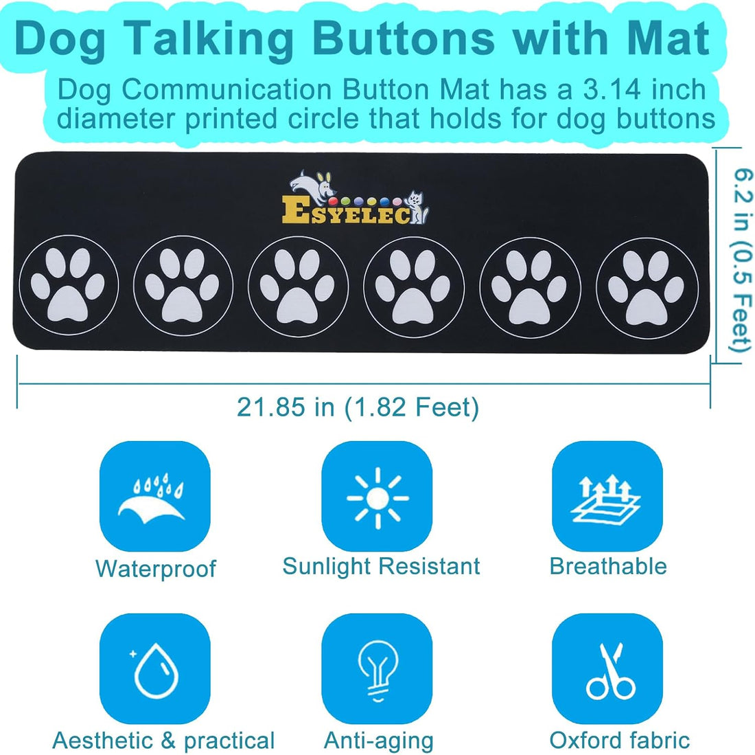 6 Pcs Dog Talking Button Set