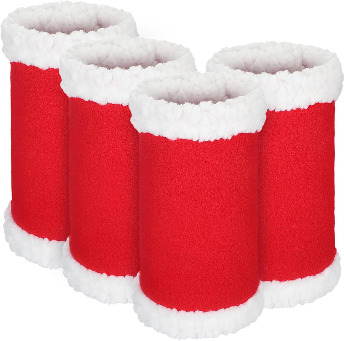 Mixweer 4 Pcs Christmas Horse Leg Wraps