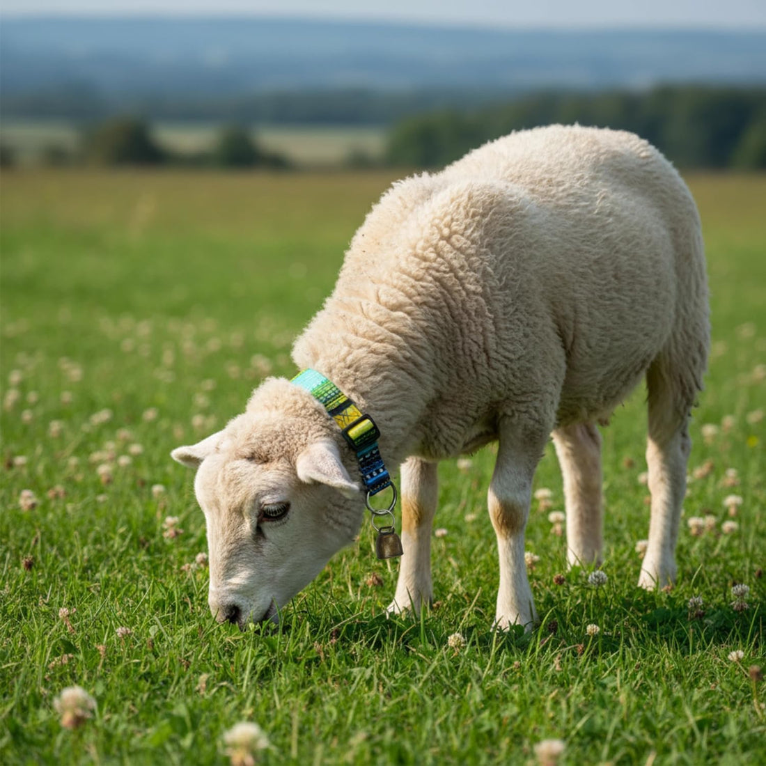Goat Collars and Bells,Durable Nylon Adjustable Collar