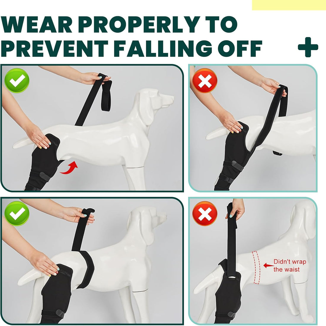 Dog Rear Leg Sleeve to Stop Licking