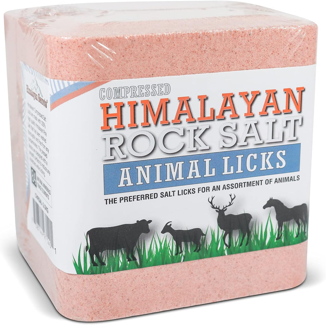 Himalayan Secrets Compressed Salt Lick for Livestock & Wildlife, 11 lb