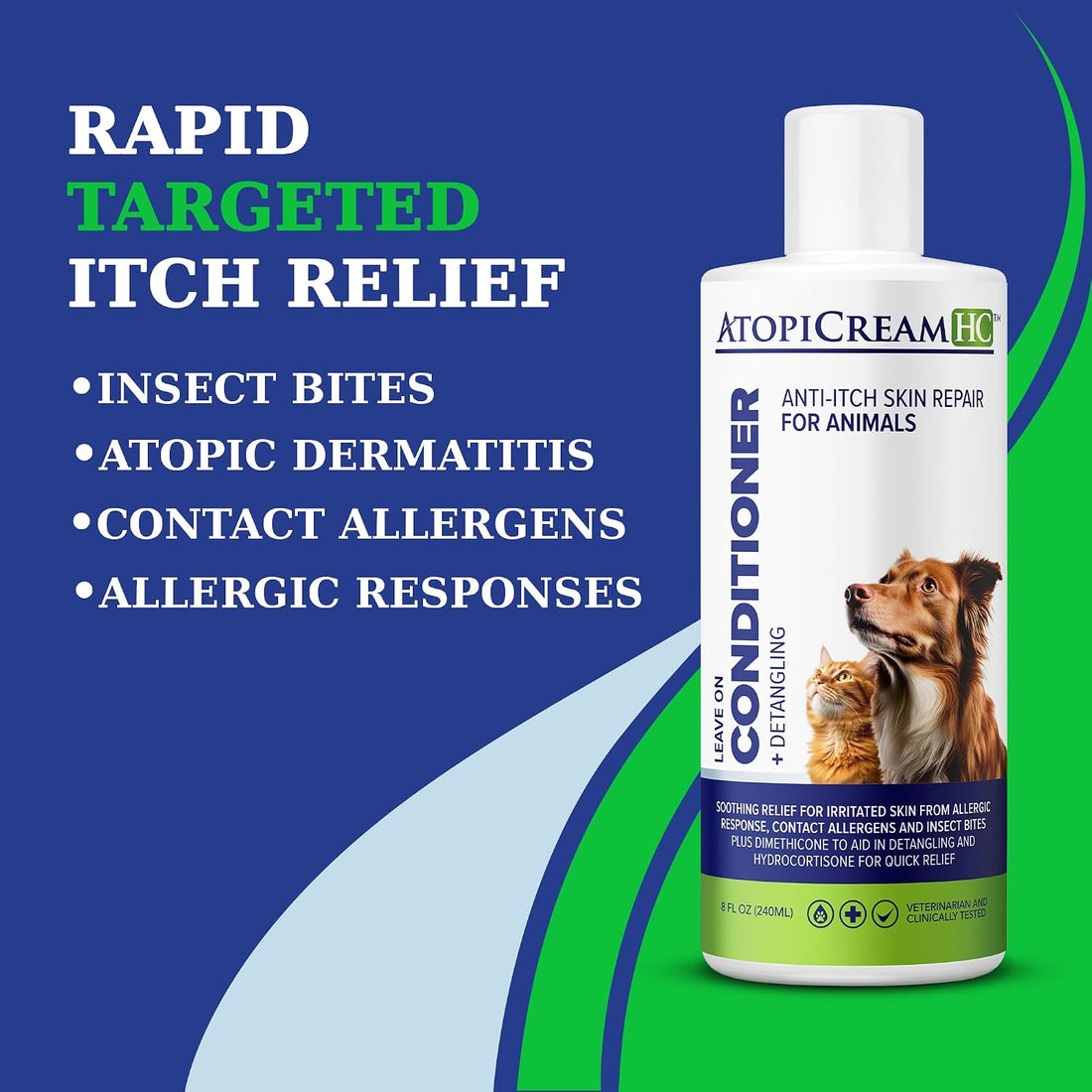 VetriMAX AtopiCream HC 1% Hydrocortisone Leave-On Conditioning Itch