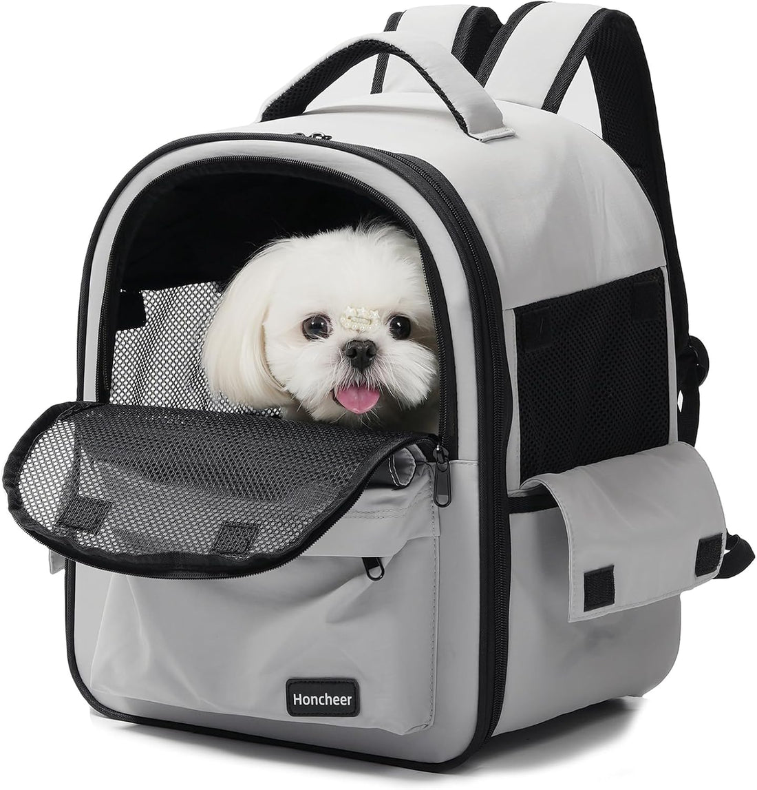 Dog Backpack Carrier for Small Dogs & Cats, Breathable Mesh Travel