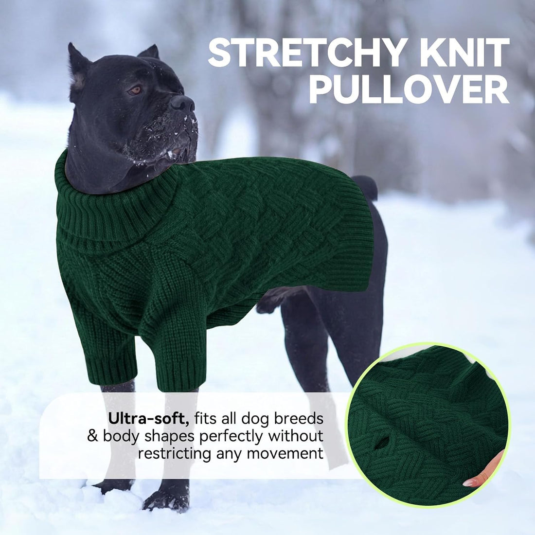 XS Dog Sweater, Small Dog Sweater Knitwear for Winter