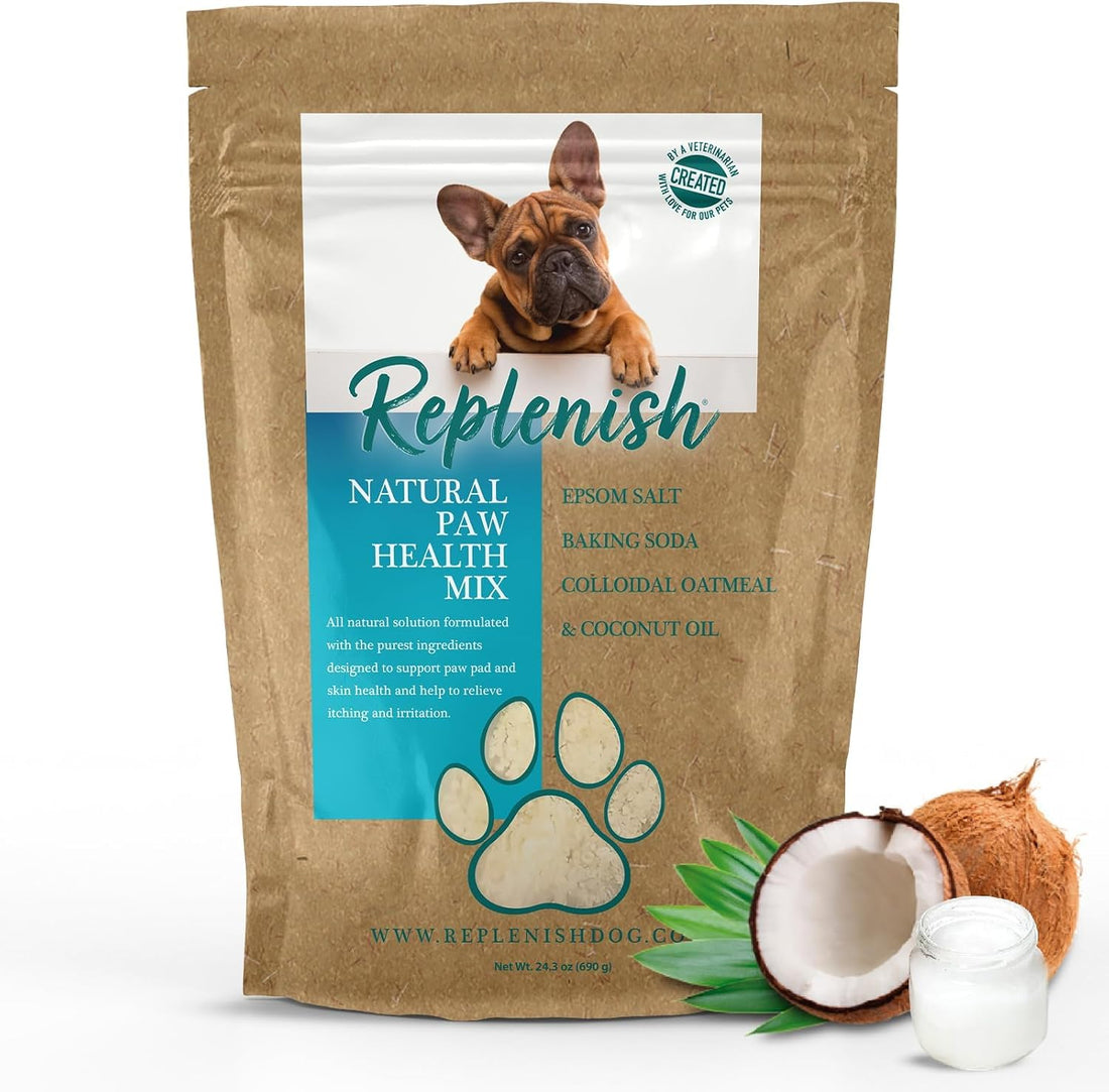 Replenish Epsom Salt for Dogs Paws Soaking Solution for Dry Cracked