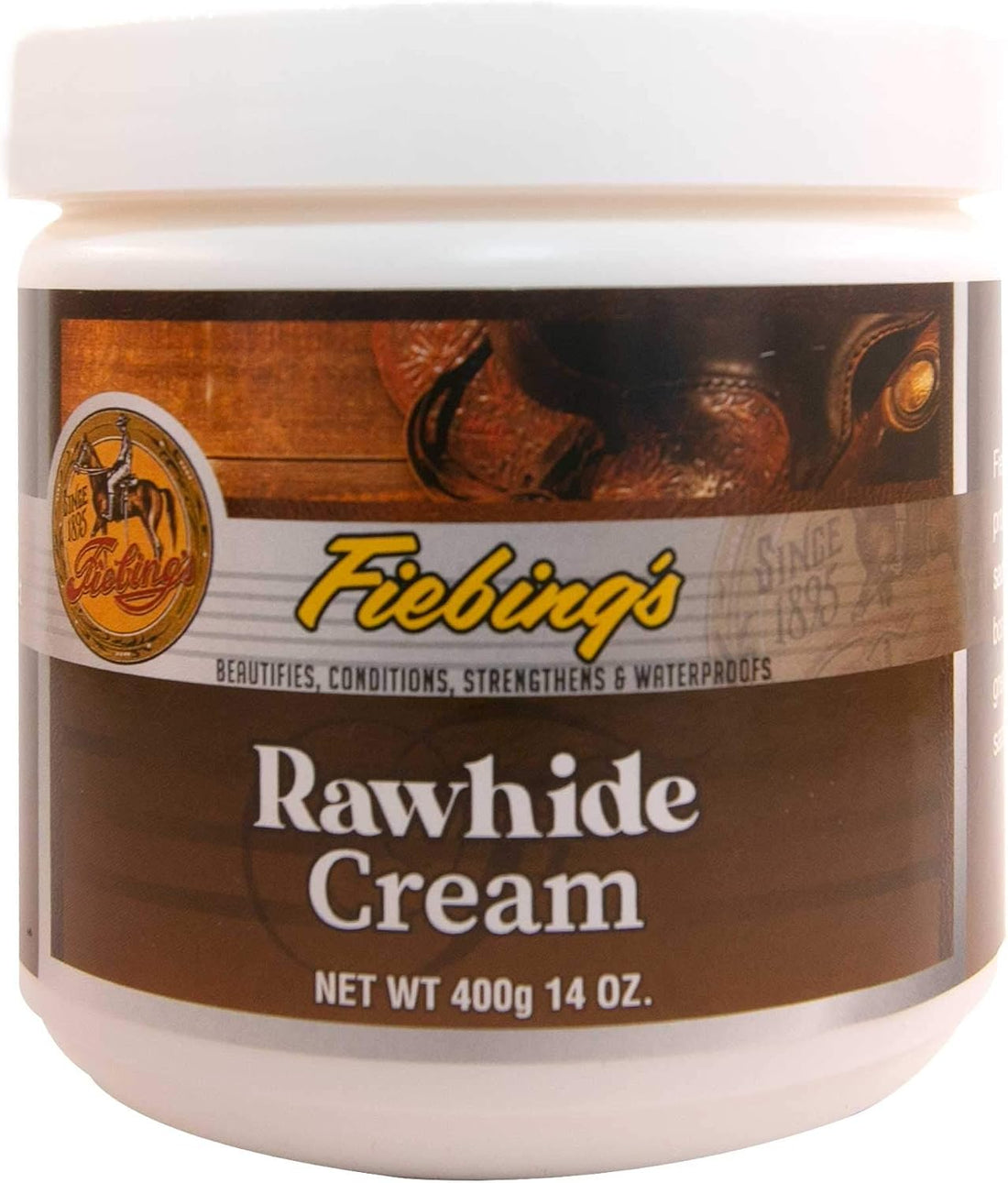 Fiebing's Rawhide Cream 14oz Ideal for Conditioning, Softening