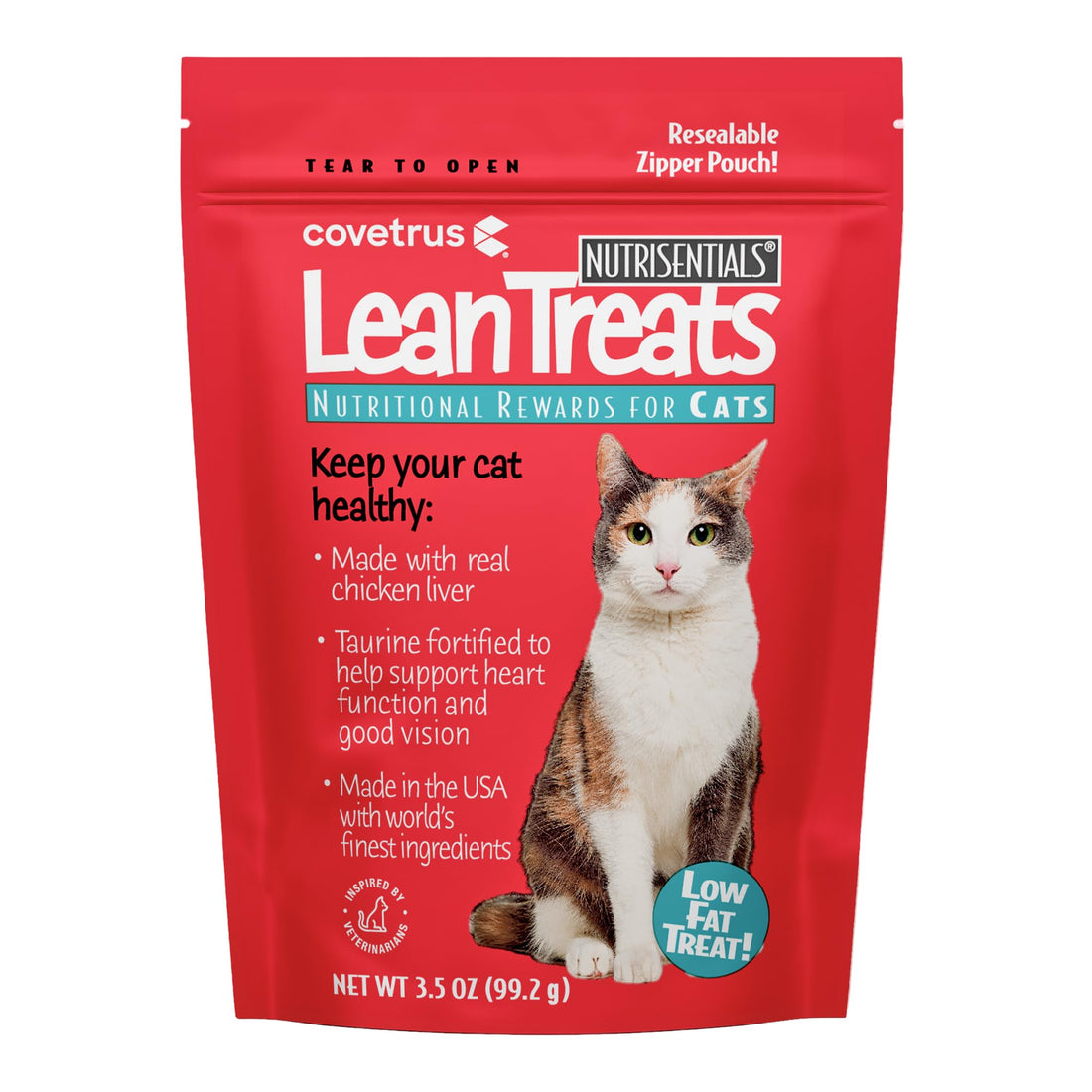 Covetrus Nutrisential Lean Treats for Cats, Low Fat Chicken Flavor
