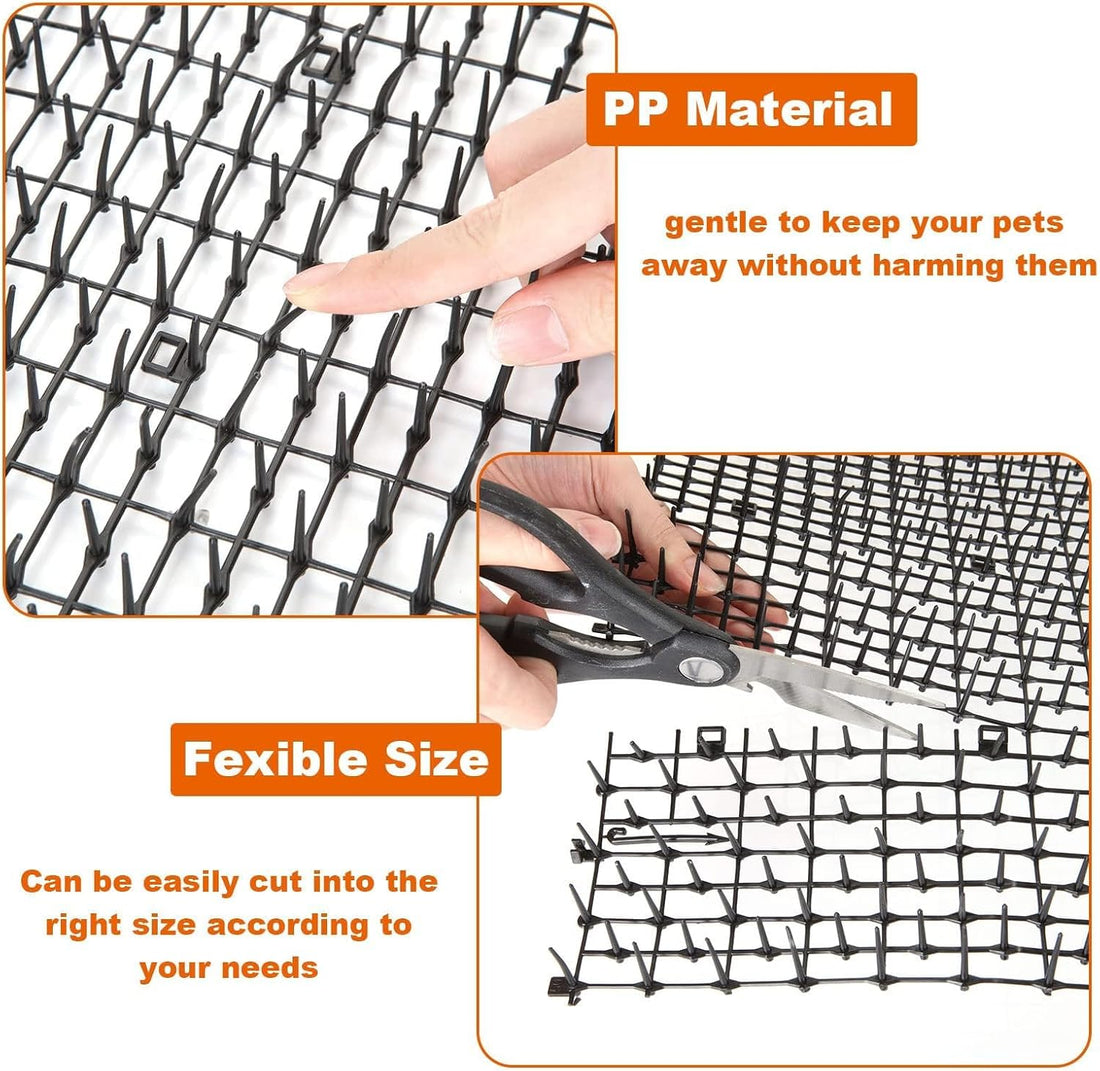 13Ft x 12 Inch Scat Mat for Cats, Cat Scat Mat with Spikes