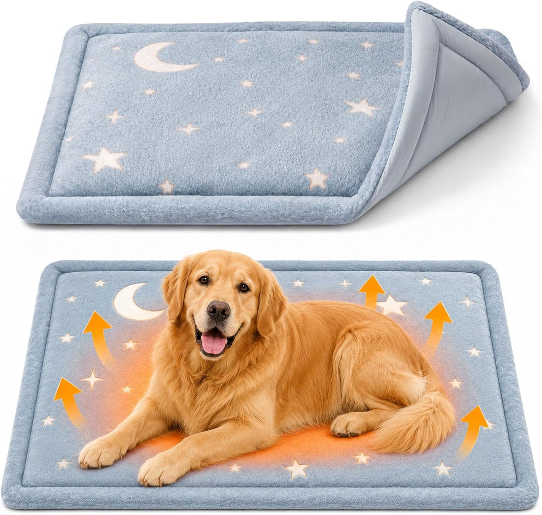 Papettly Self Warming Cat Bed, Reversible Self Heating Cat Pad Mat