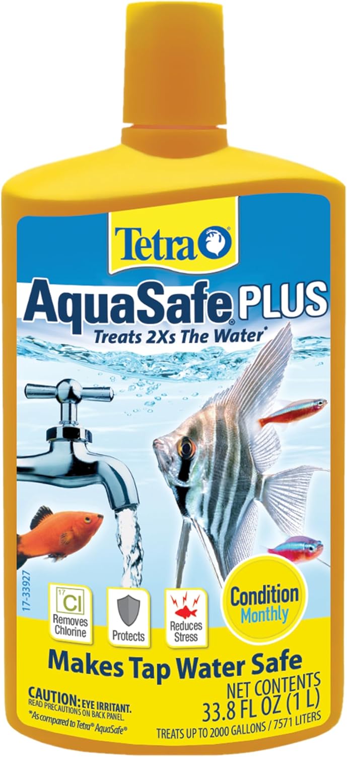 Tetra AquaSafe Plus Water Conditioner & Dechlorinator For Aquarium