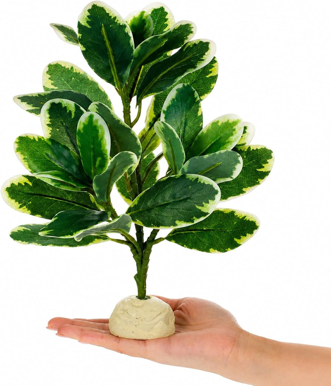 EupHHonycs Reptile Plants Artificial Leaves Reptile Tank Decorations