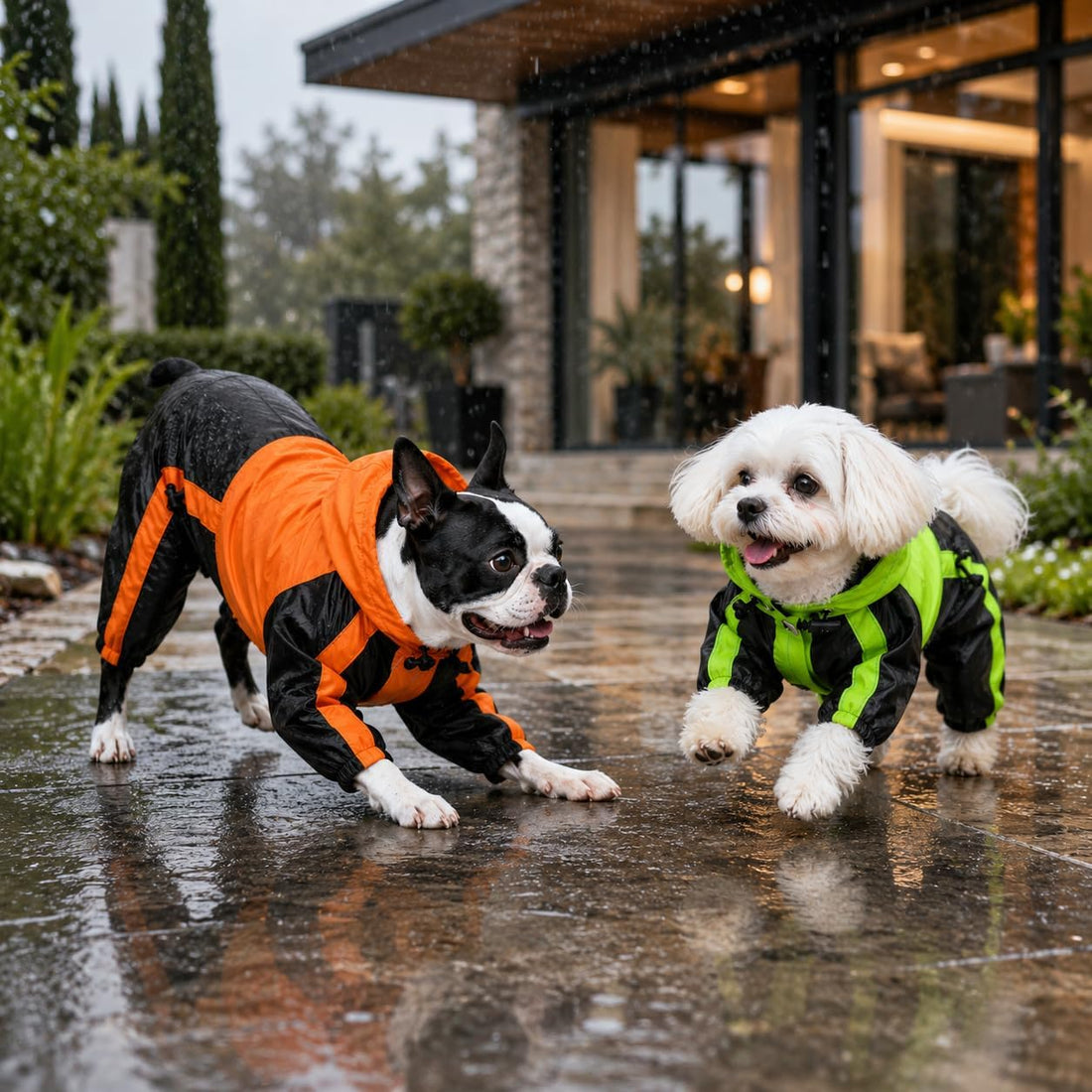 Pet Apparel Large Dog Clothing Raincoat Pet Clothes Rain Coat For Big