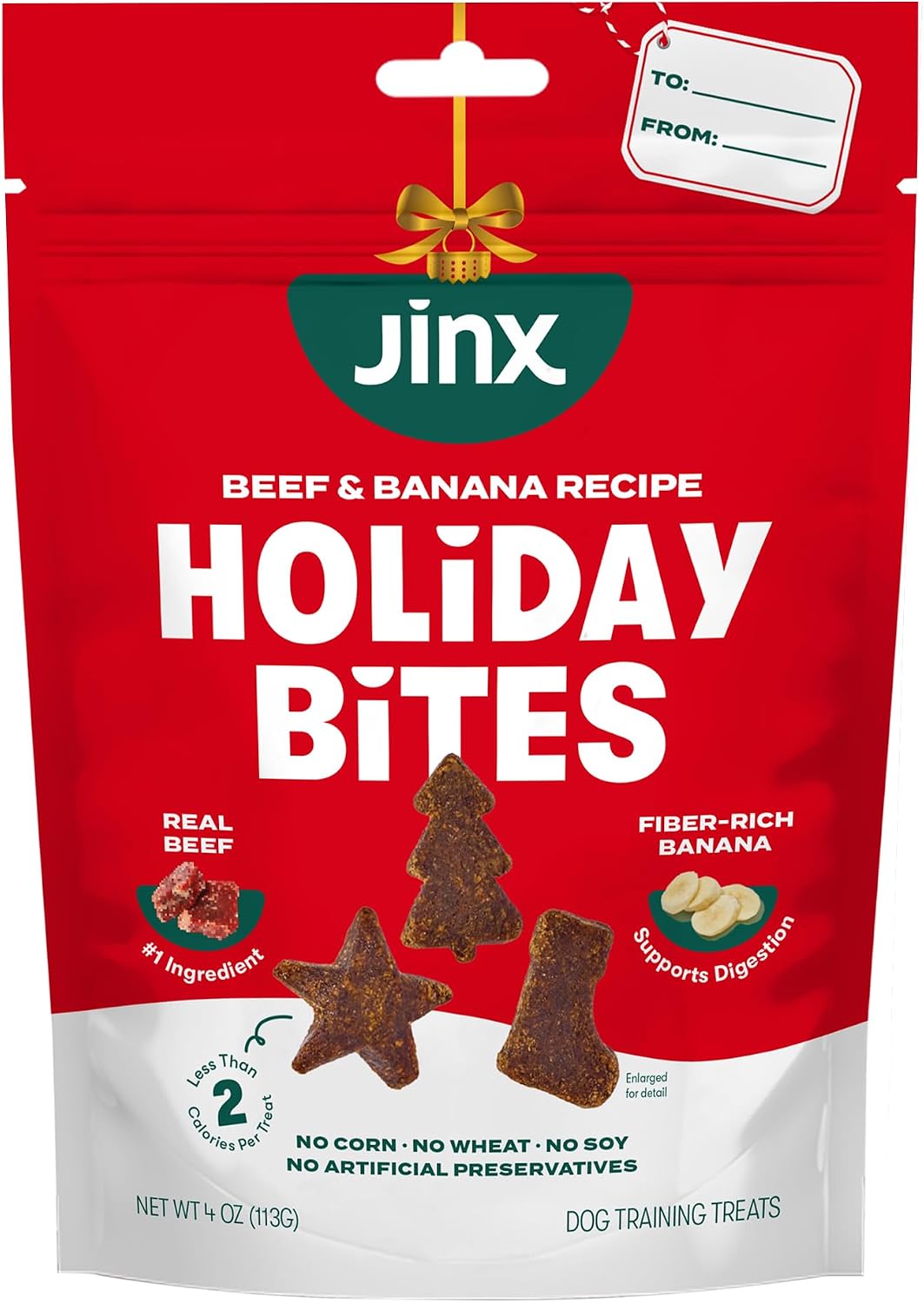 Jinx Dog Training Treats, Bite-Sized Training Treats for Dogs, Beef