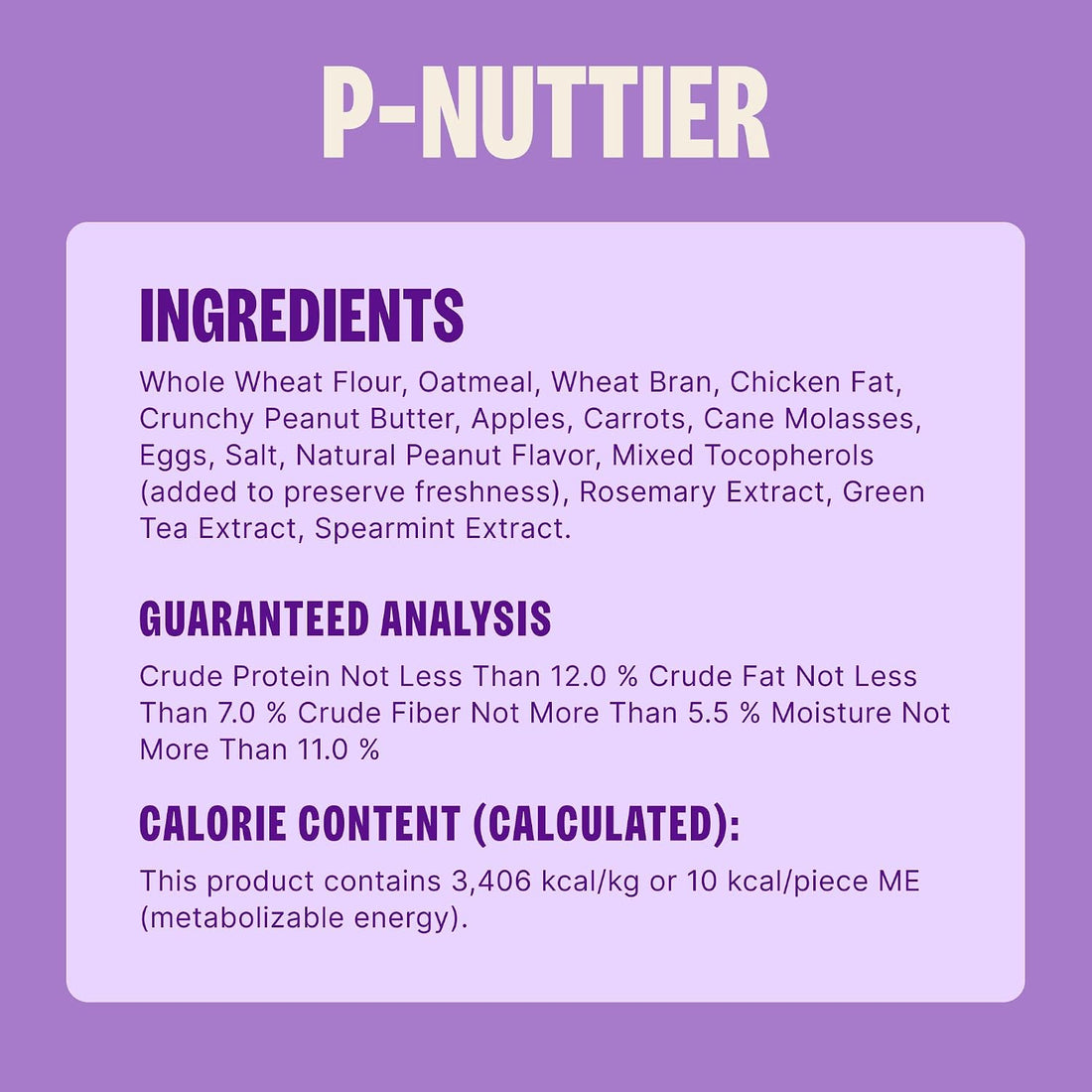 Old Mother Hubbard Wellness P-Nuttier Dog Biscuits, Natural