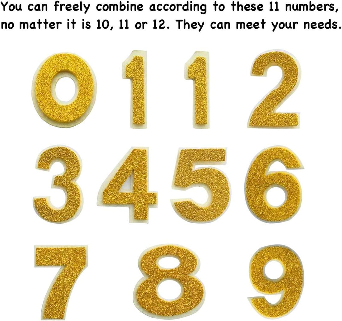 Dog Birthday Hat, Adjustable Gold Crown Hat with Numbers