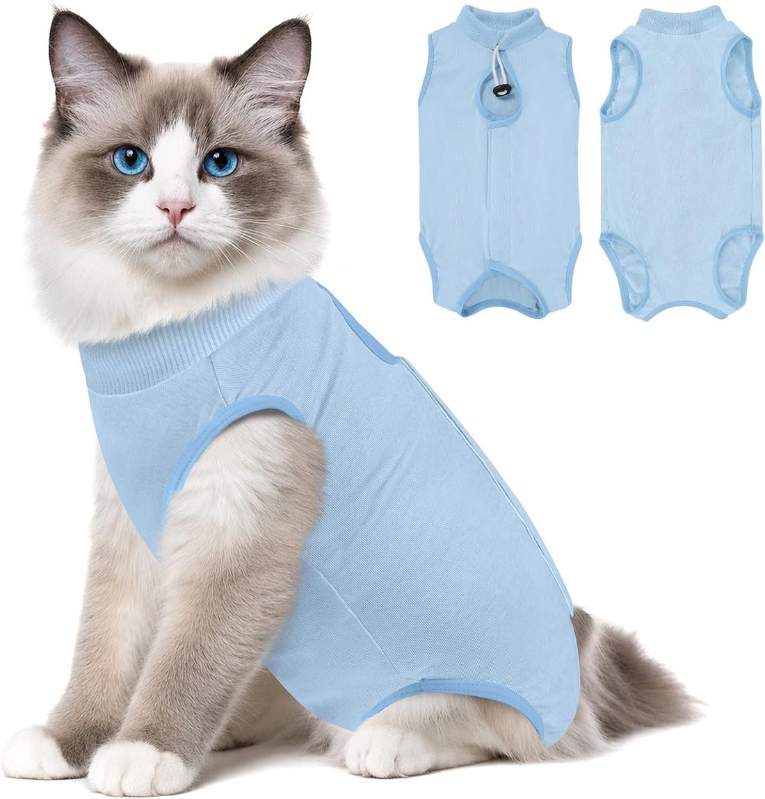 Cat Recovery Suit After Surgery, Cat Onesie for Abdominal Wound