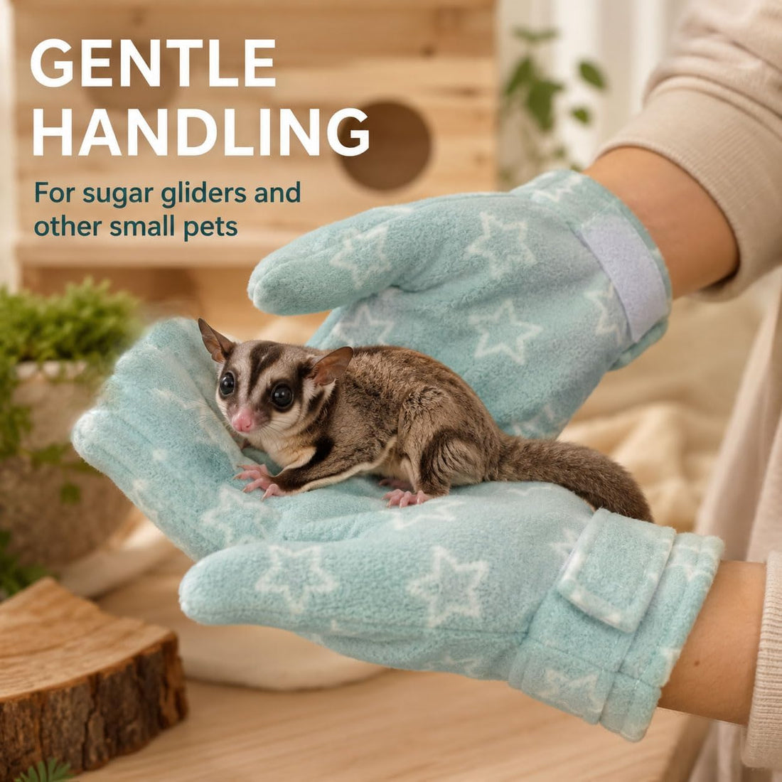 5-Piece Set Sugar Glider Cage Accessories