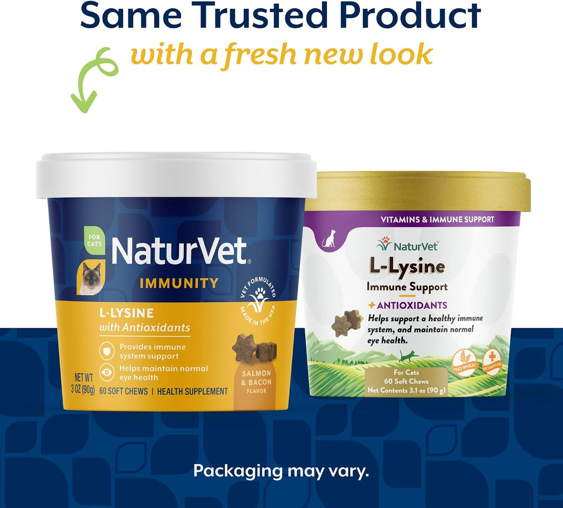 NaturVet L-Lysine Immune Support Plus Antioxidants Cat Supplement