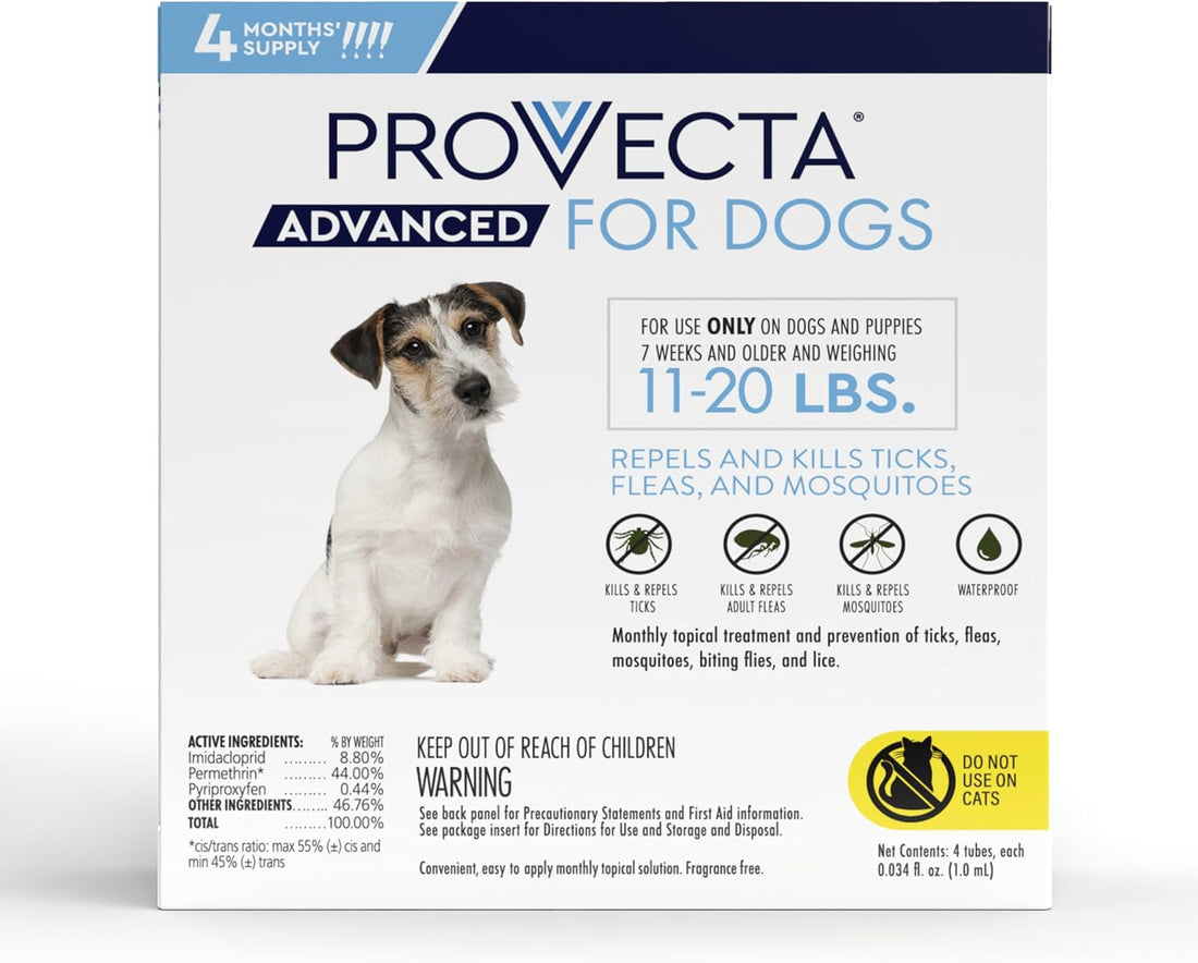 Provecta® Advanced Flea & Tick for Medium Dogs 11-20 lbs