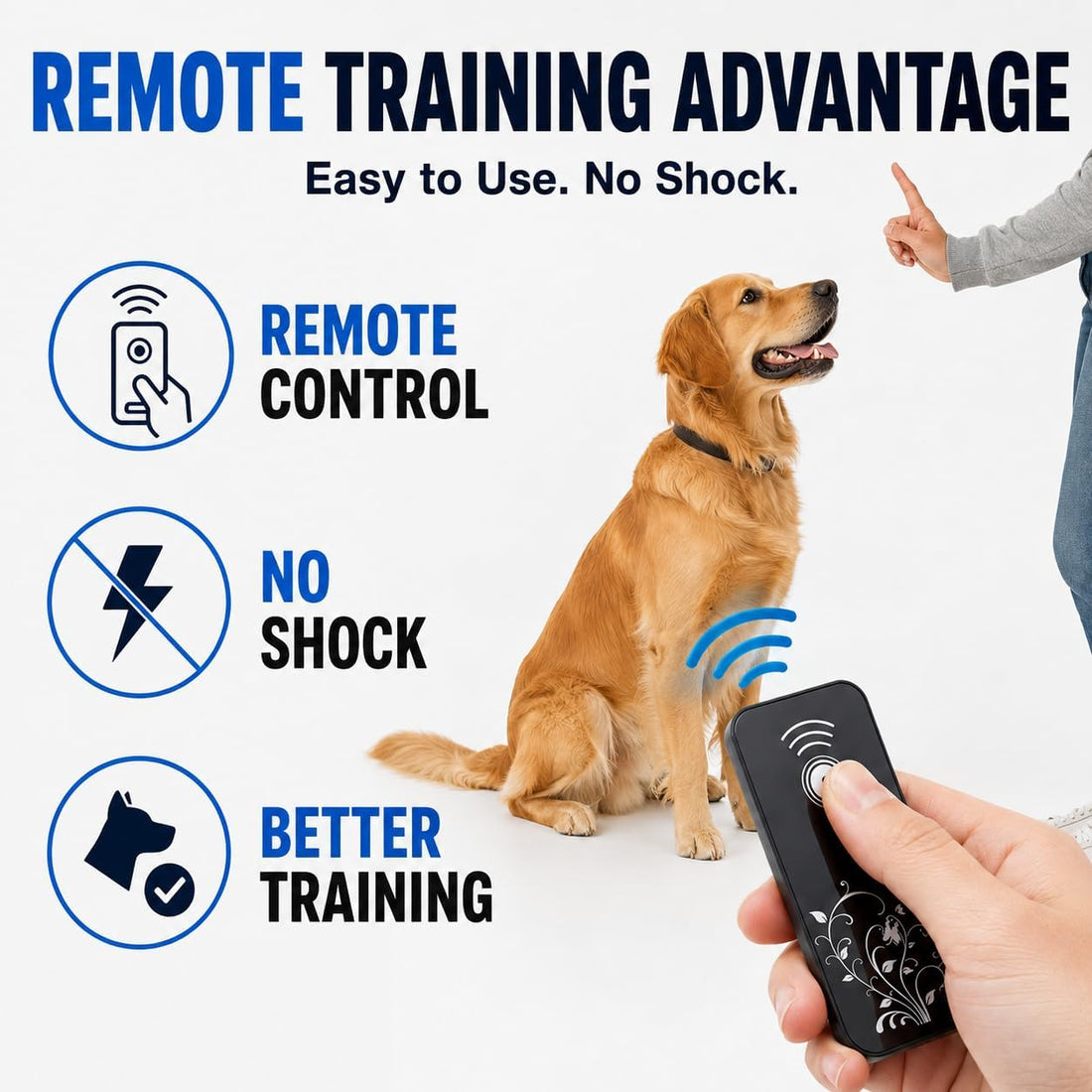 Ultrasonic Bark Control Device with Remote