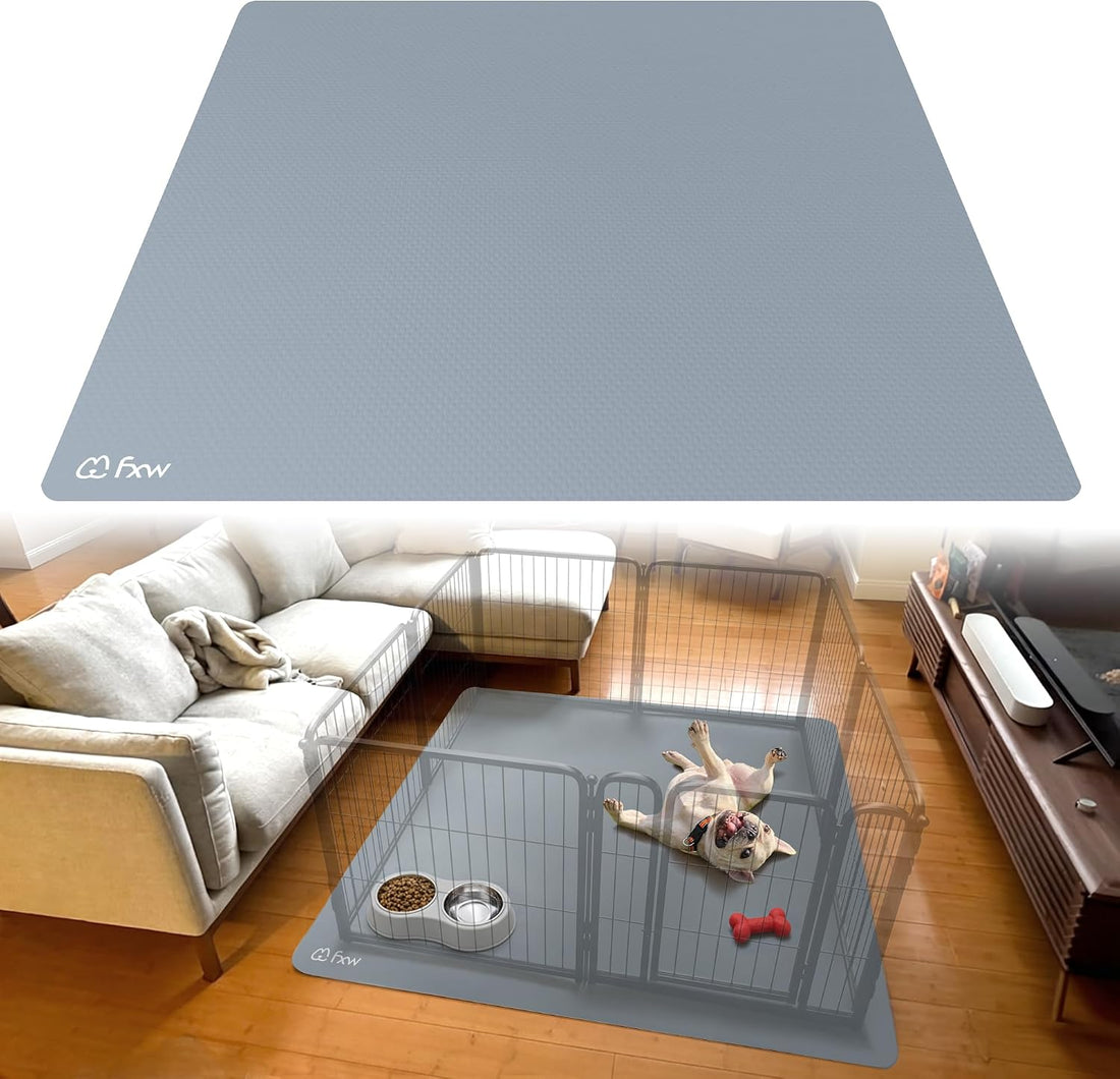 FXW Floor Protector Mat, Waterproof PVC, 67" x 47", Gray