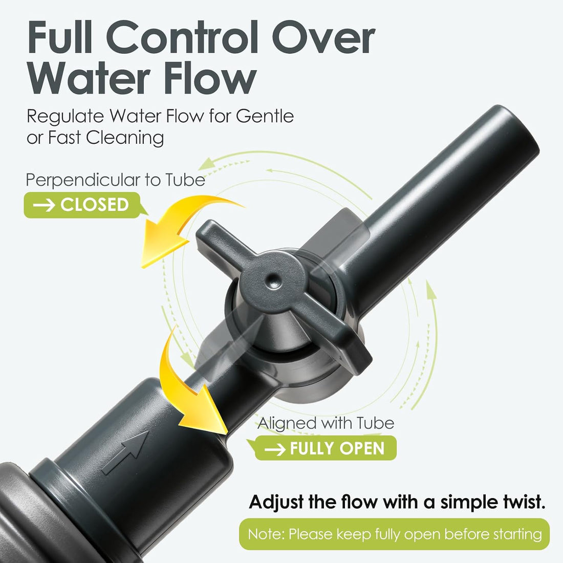 Aquarium Gravel Cleaner Manual Fish Tank Siphon & Water Changer
