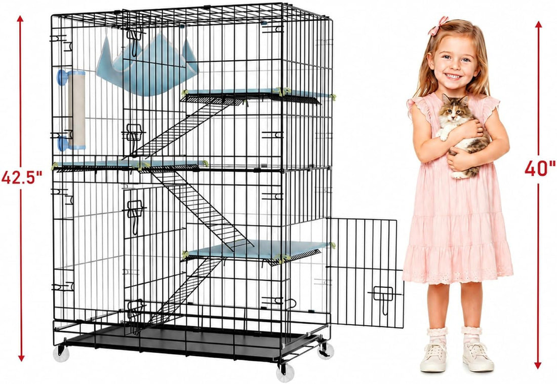 STILLCOVE 4-Tier Cat Cage Indoor