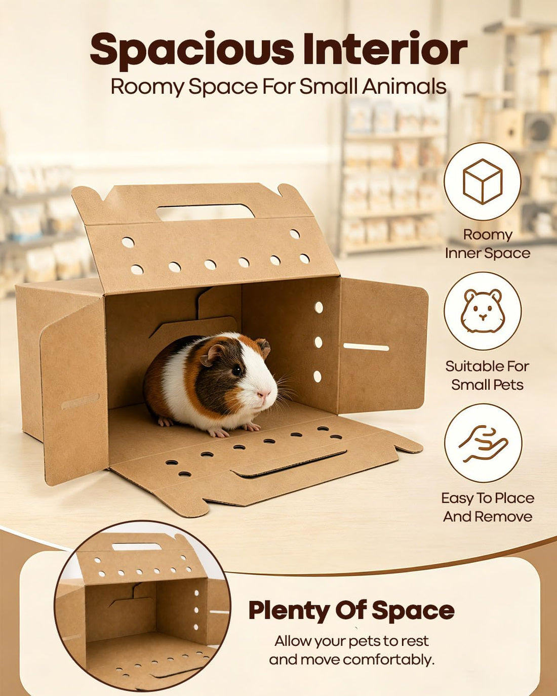 12 Pack Cardboard Pet Carrier