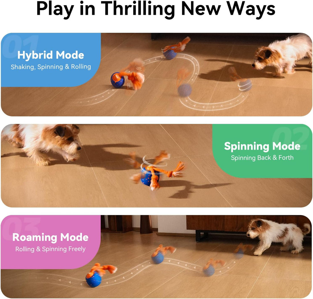 Cheerble Smart Interactive Dog Toy, Wicked Ball Rolly