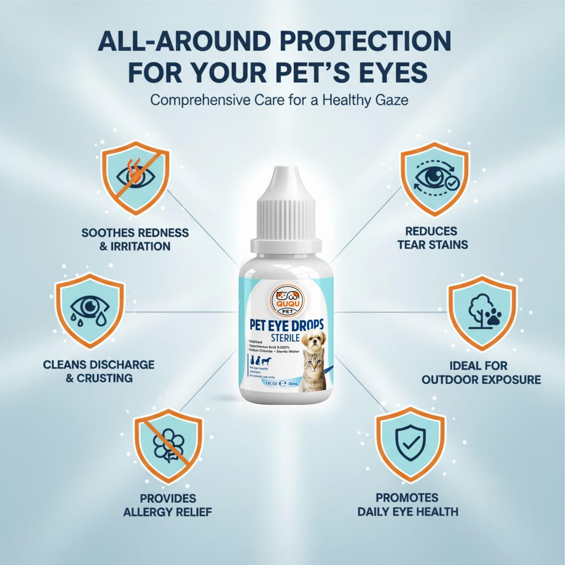 dog eye drops and cat eye drops , pet eye drop