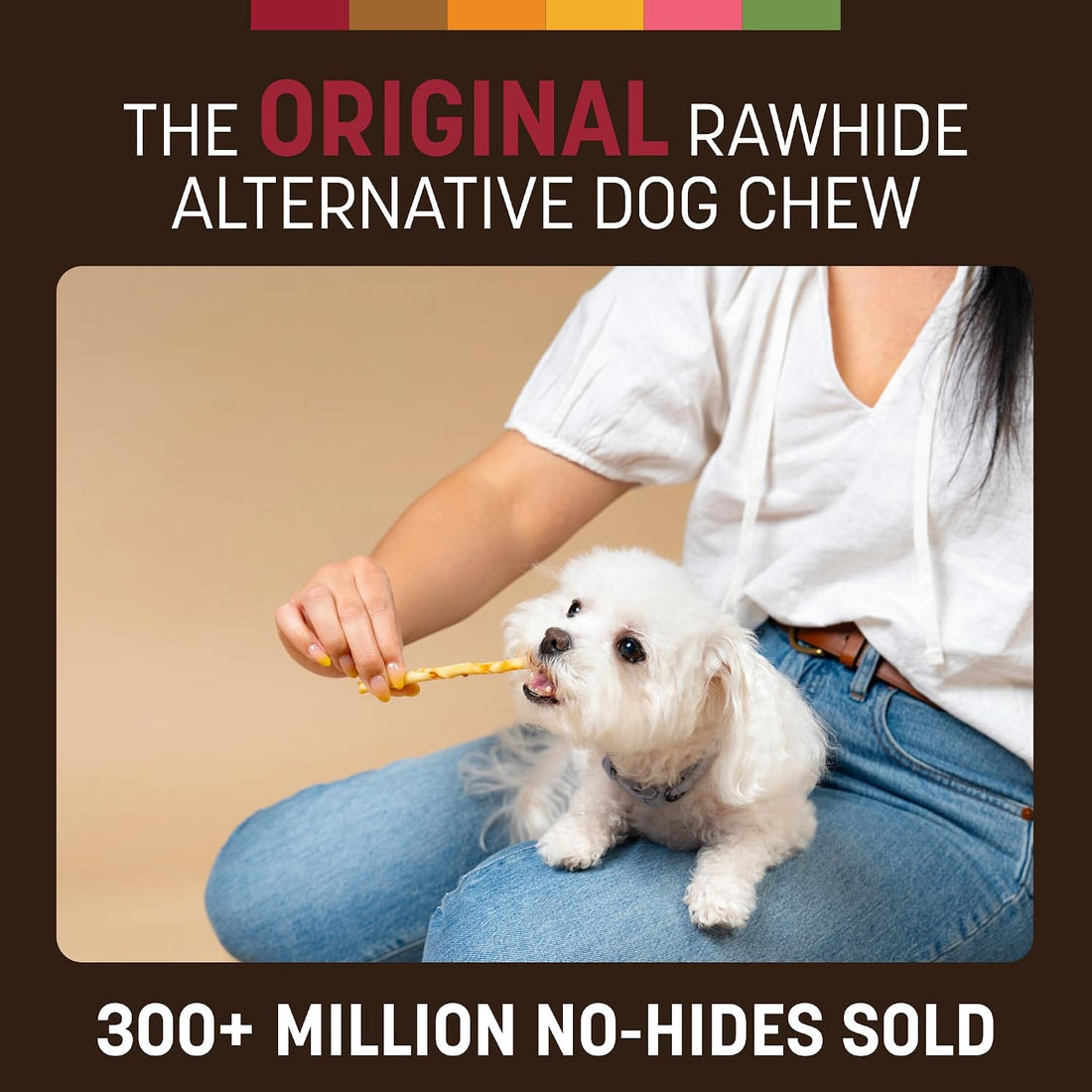 Earth Animal No Hide Stix - Rawhide Free Dog Chews Sticks 20 Count