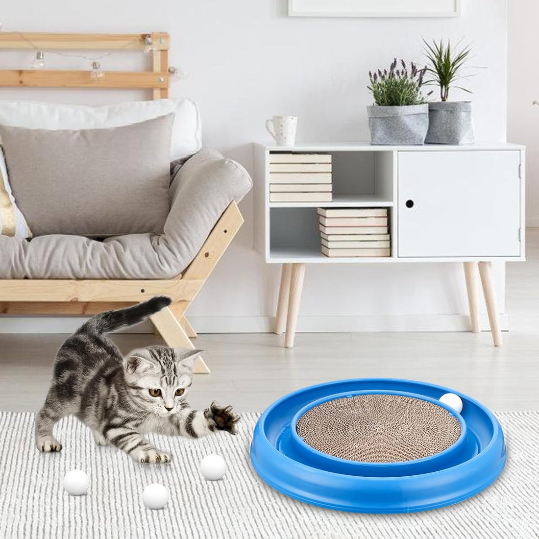 Cat Track Balls Replacement Track Balls for Turbo Round Scratcher Toy