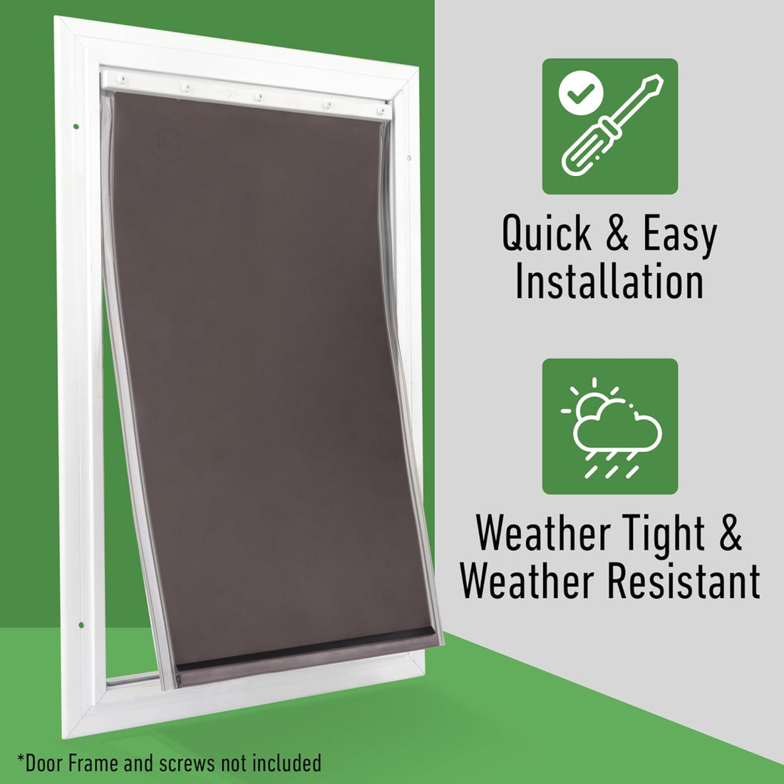 Evergreen Pet Supplies Replacement Dog Door Flap Compatible
