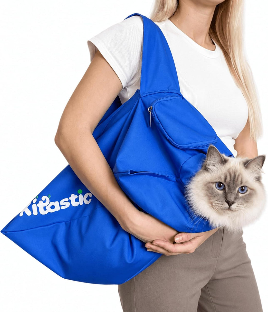 Cat Carrier Pouch - Soft Calming Sling, Vet, Grooming