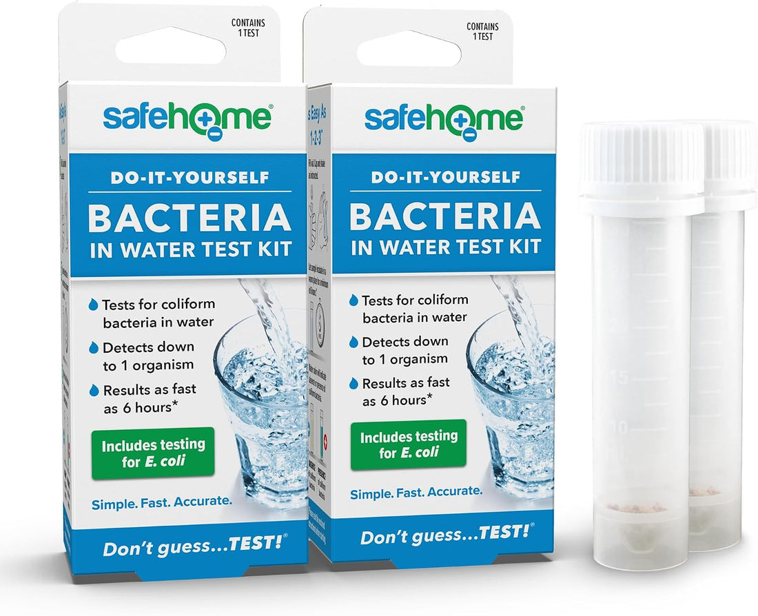 Safe Home DIY Bacteria in Water Test Kit (2 Pack)