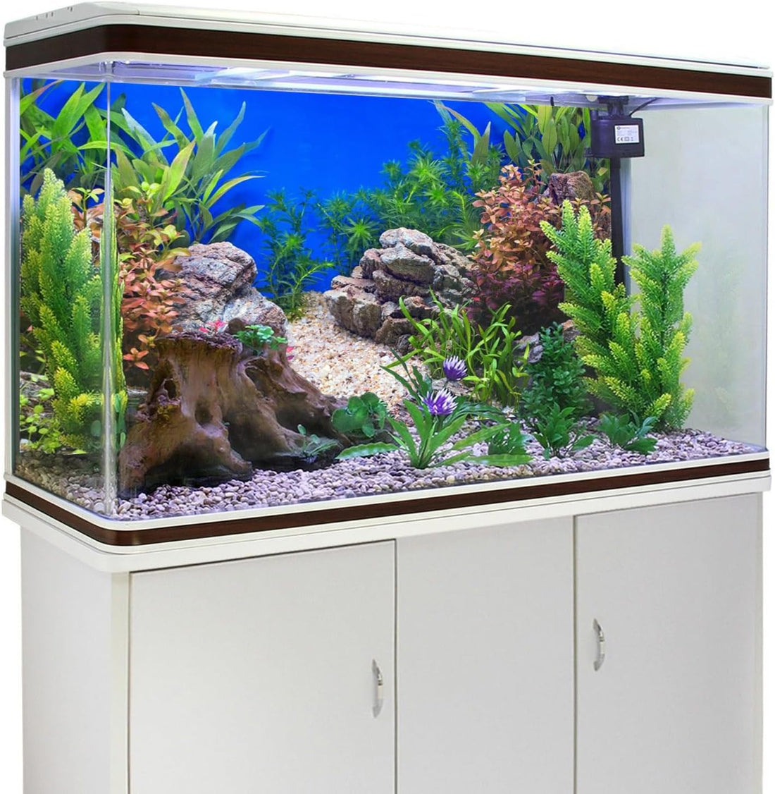 AWERT 30x18 in Aquatic Plant Fish Tank Background Stone Aquarium
