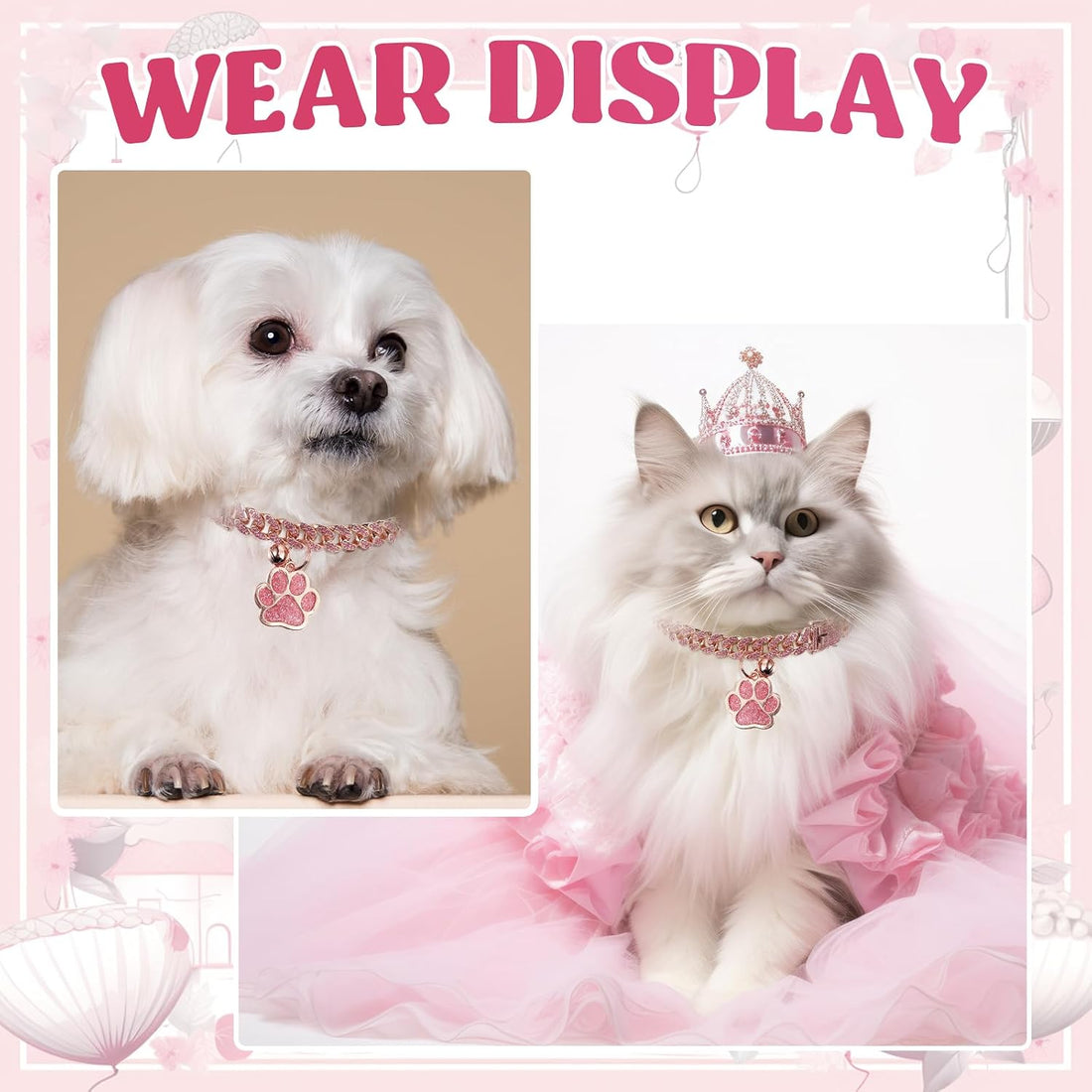 Hillban Cat Collar Chain Diamond Jewelry Gift