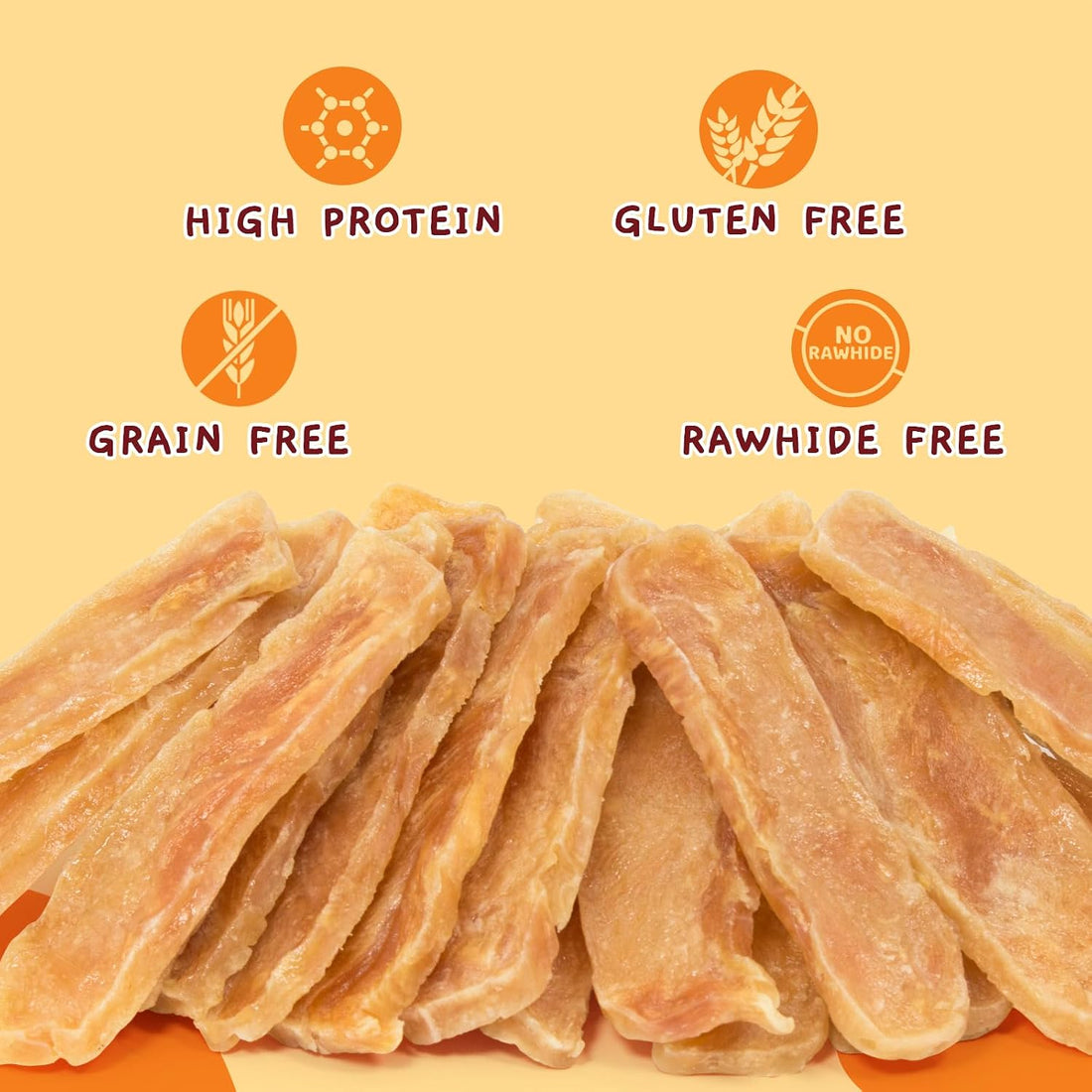 Jungle Calling Chicken Jerky Dog Training Treats, High Protein