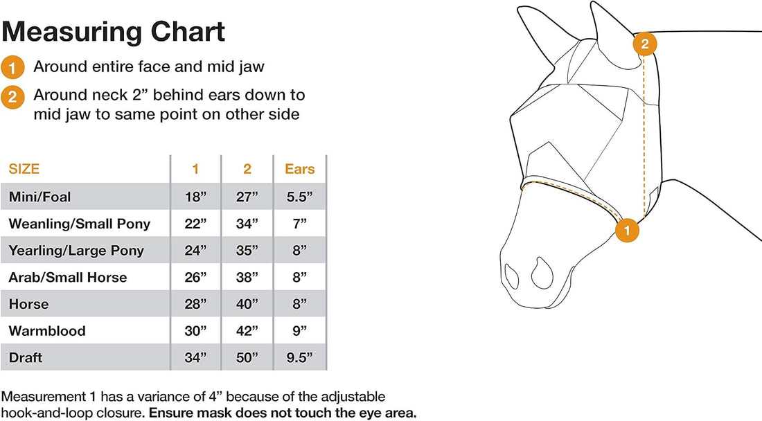Cashel Crusader Fly Mask, Long Nose with Ears