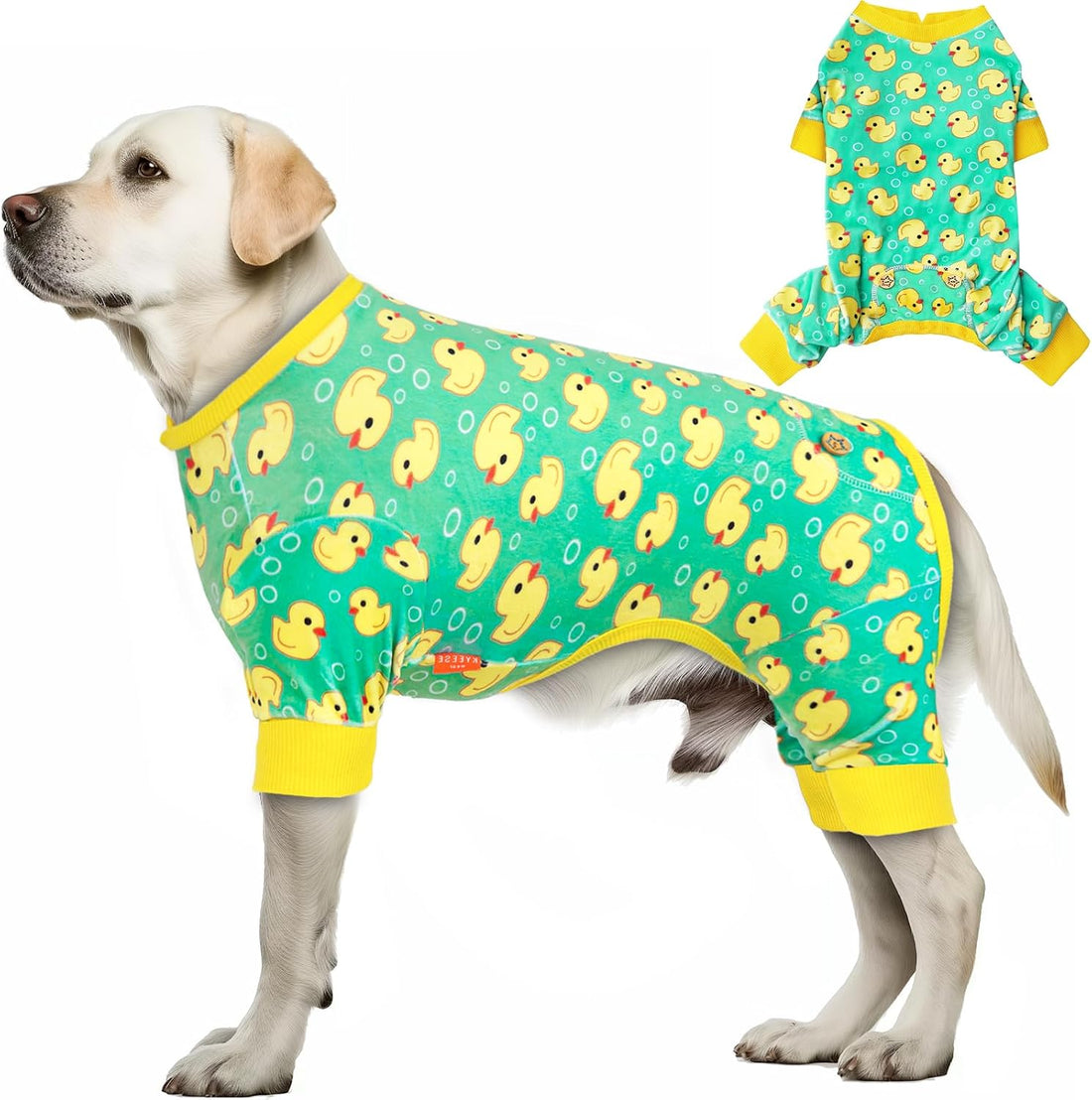 KYEESE Velvet Dog Pajamas for Medium Large Dogs Soft Onesie