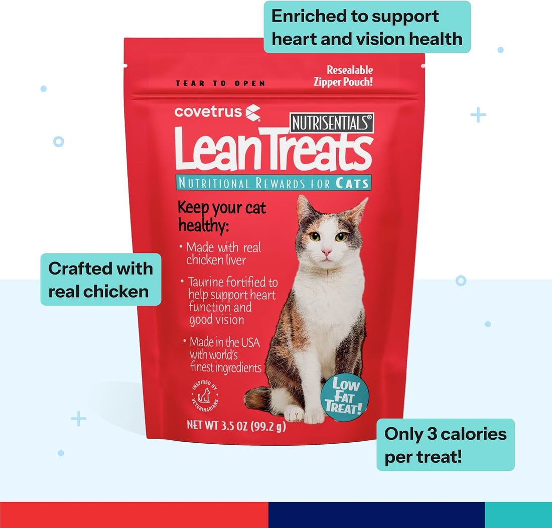 Covetrus Nutrisential Lean Treats for Cats, Low Fat Chicken Flavor