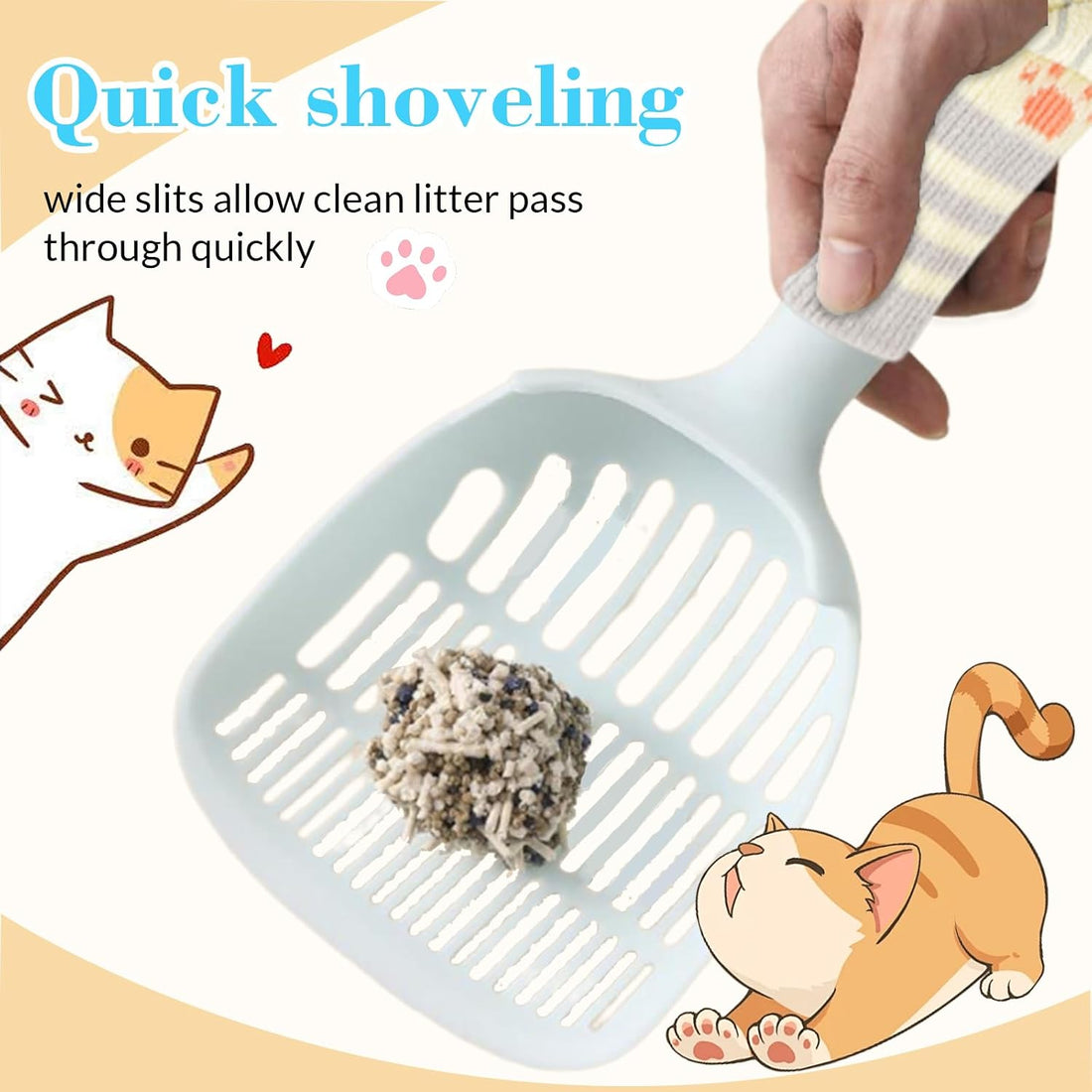Cat Litter Scoop, Kitty Litter Scoop, Cat and Dog Poop Collector