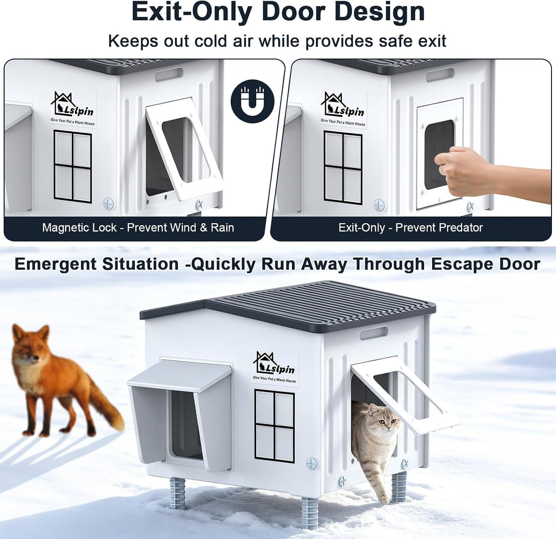 Indestructible Heated Cat House for Outside