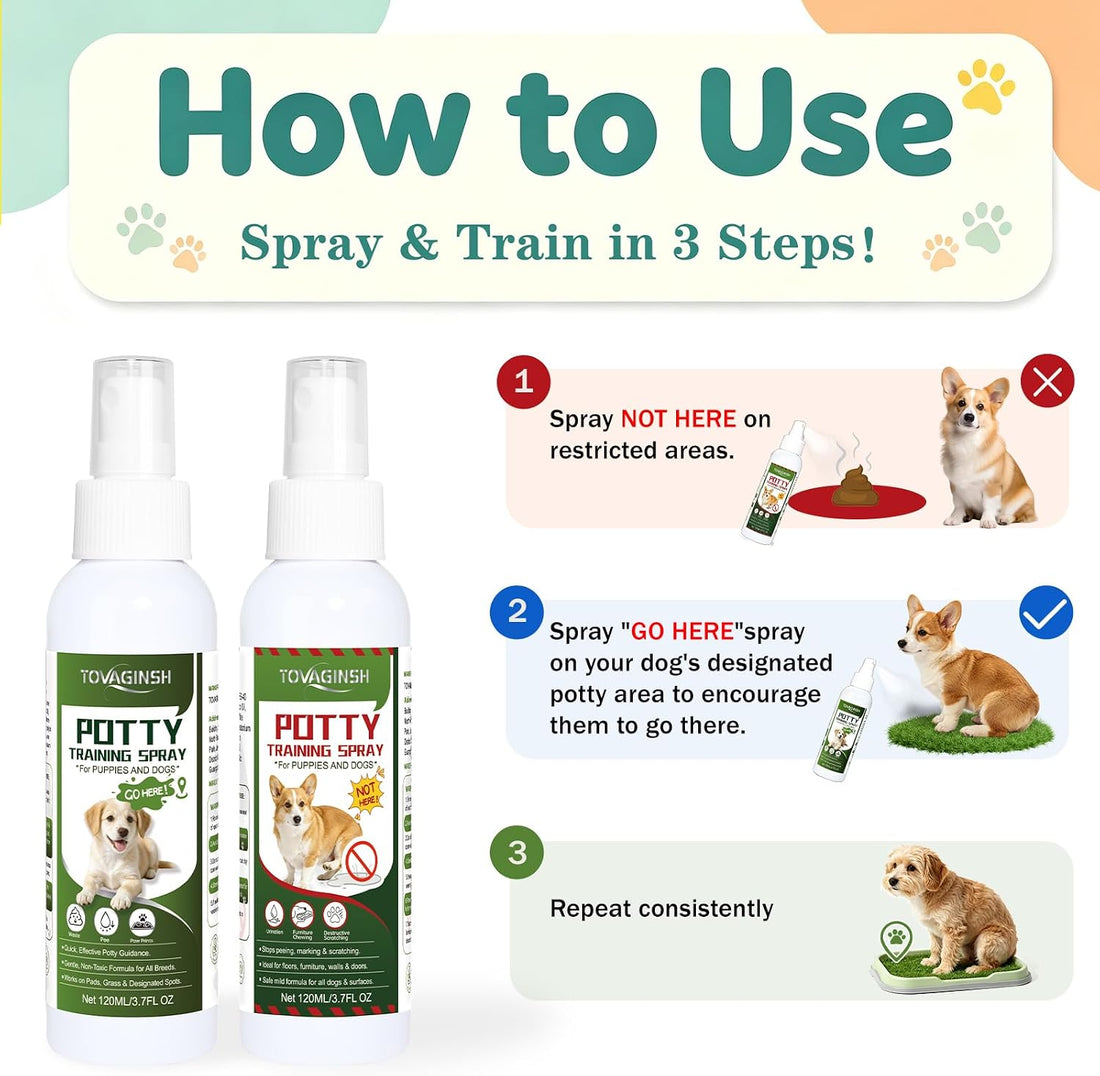 2Pack Potty Training Spray for Dogs
