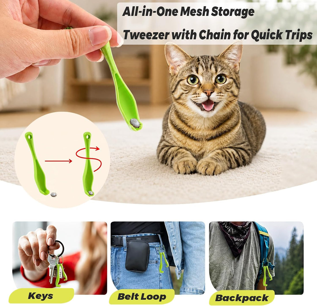 43Pcs Tick Removal Tool Set for Dogs, Cats and Pets